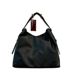 Beatrix Large Leather Tote - Black