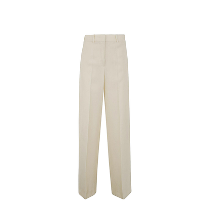 Wide Pleat-Front Trousers