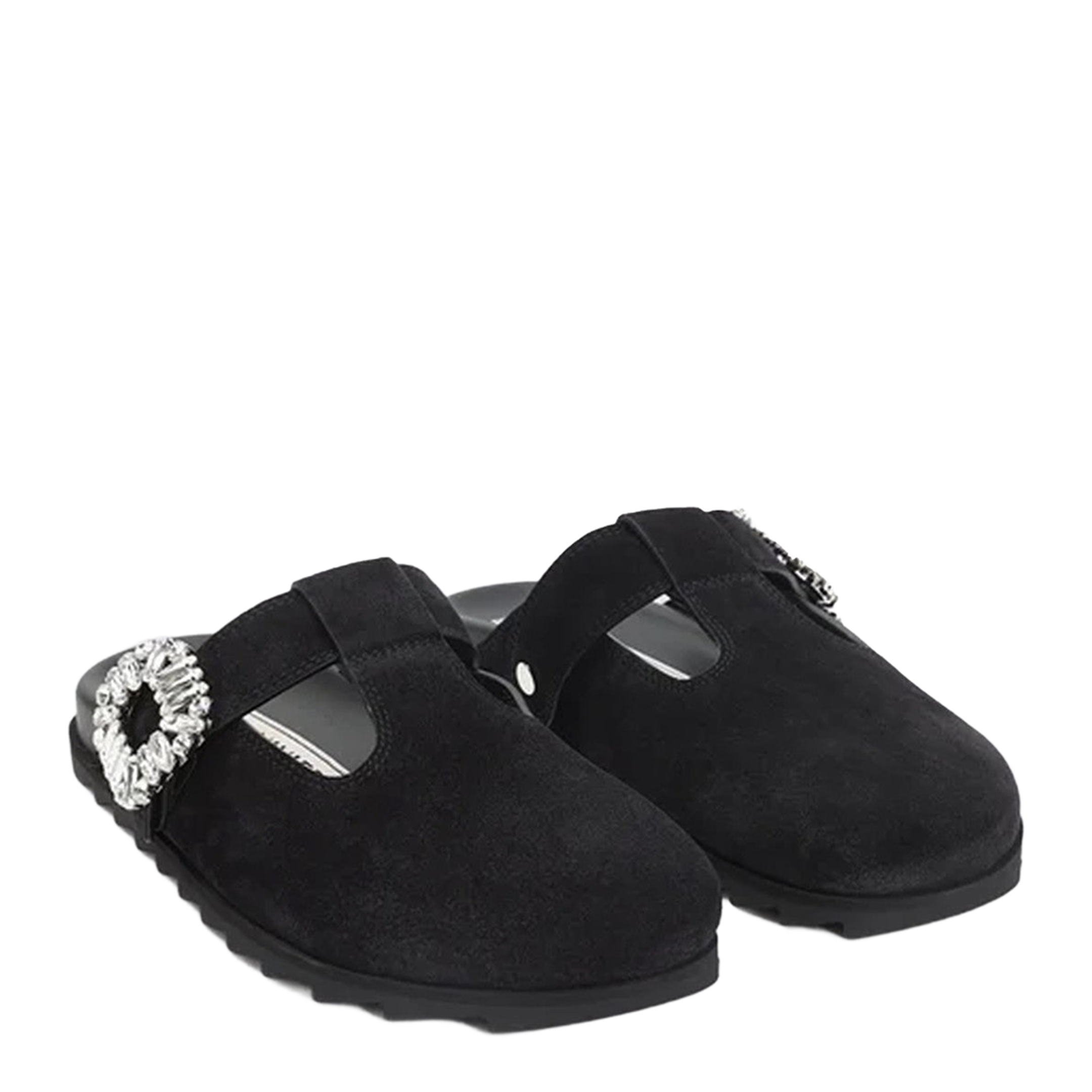 Slidy Mules in Suede