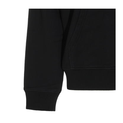 Hooded Cotton Sweatshirt In Black