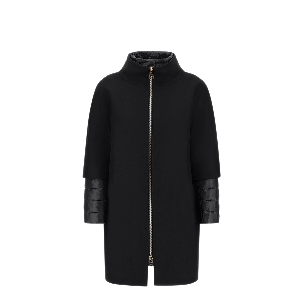 Ultra Light Coat In Eco Wool And Nylon