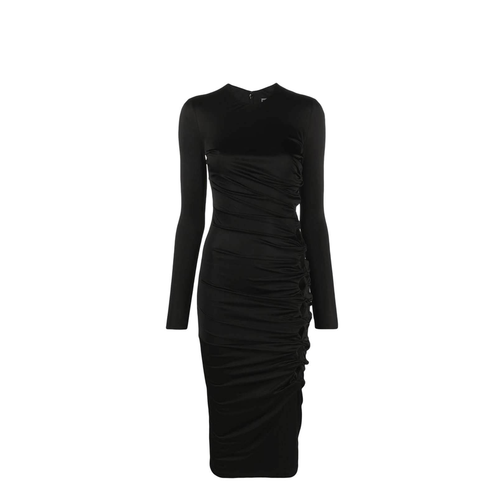 Draped Jersey Cocktail Dress