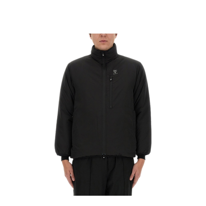 MAYFEYR - SOUTH2 WEST8 - Black Jacket With Logo - NS724CBLACK