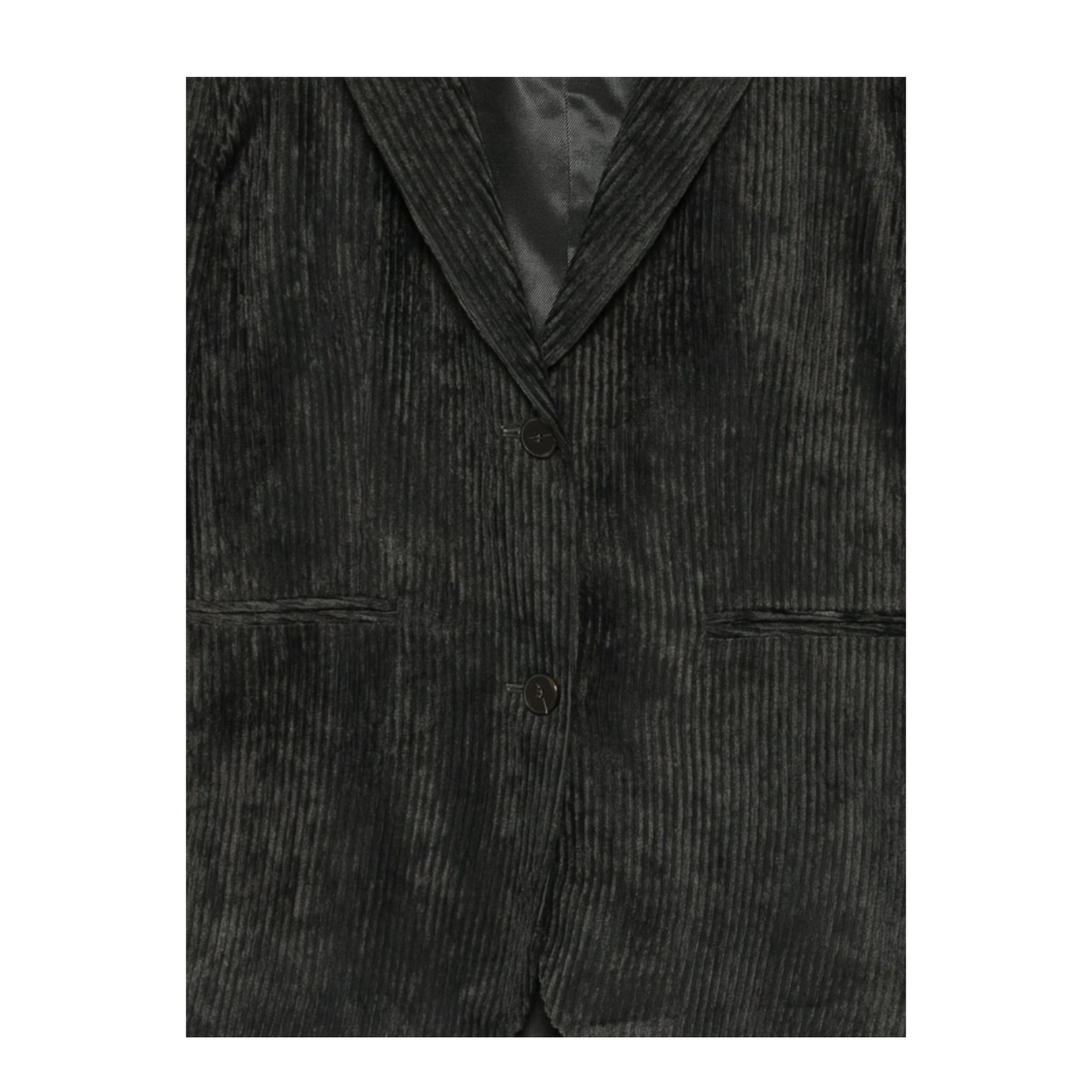 Velvet Single-Breasted Jacket