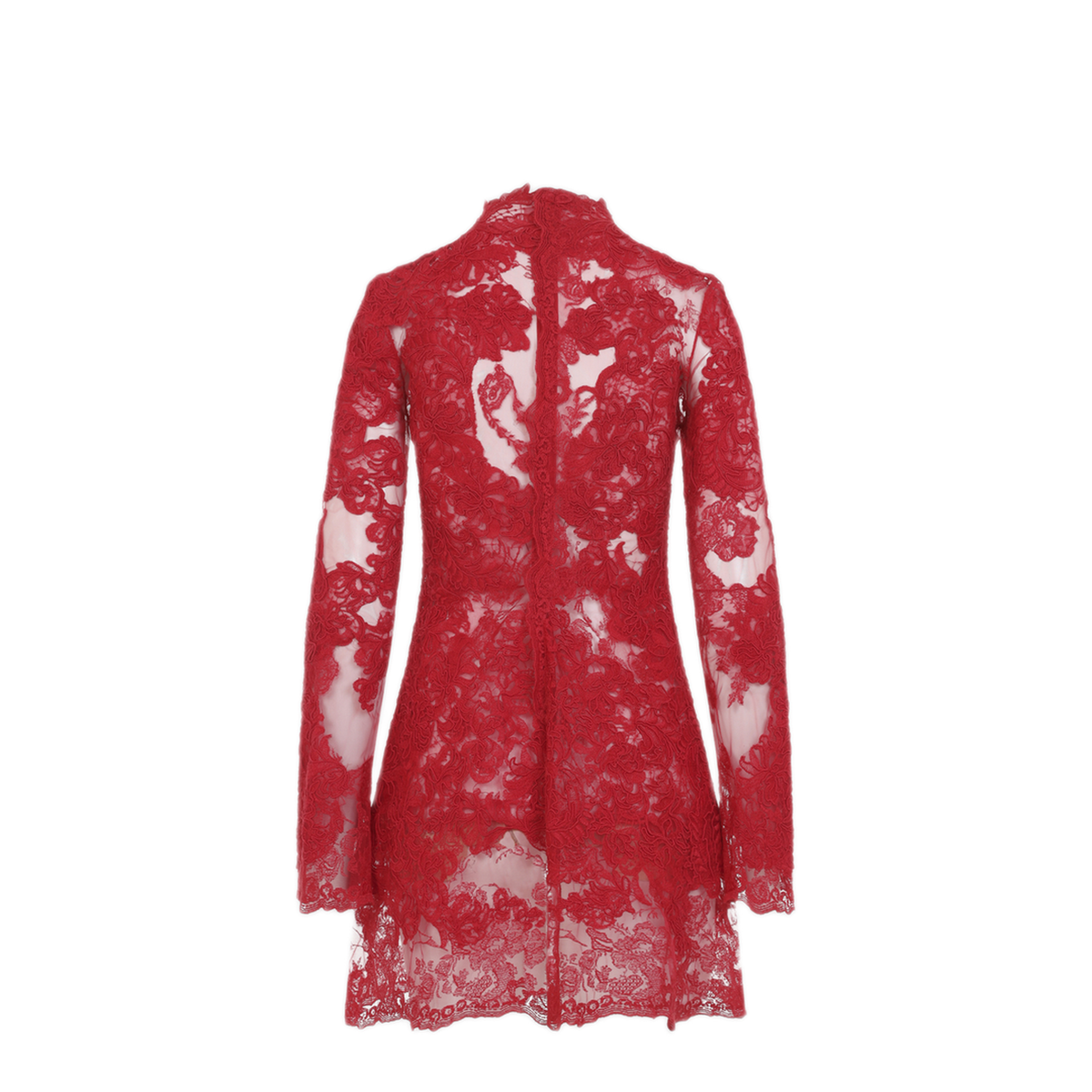 MAYFEYR - Ermanno Scervino - Scarlet Lace Mini Dress - D492Q725APZBD91559