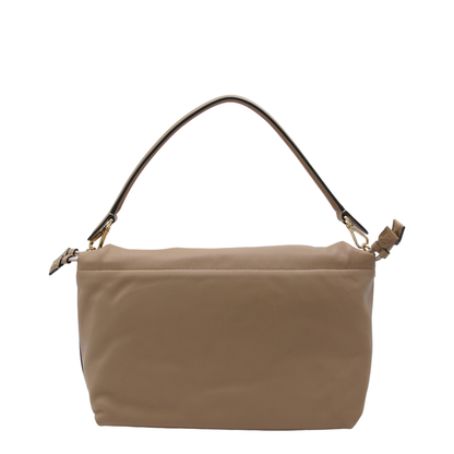 Baguette Large Leather Top Handle Bags - Brown
