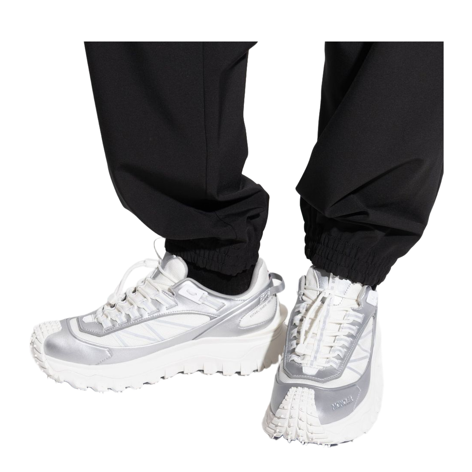 Silver Trailgrip GTX Leather Sneakers