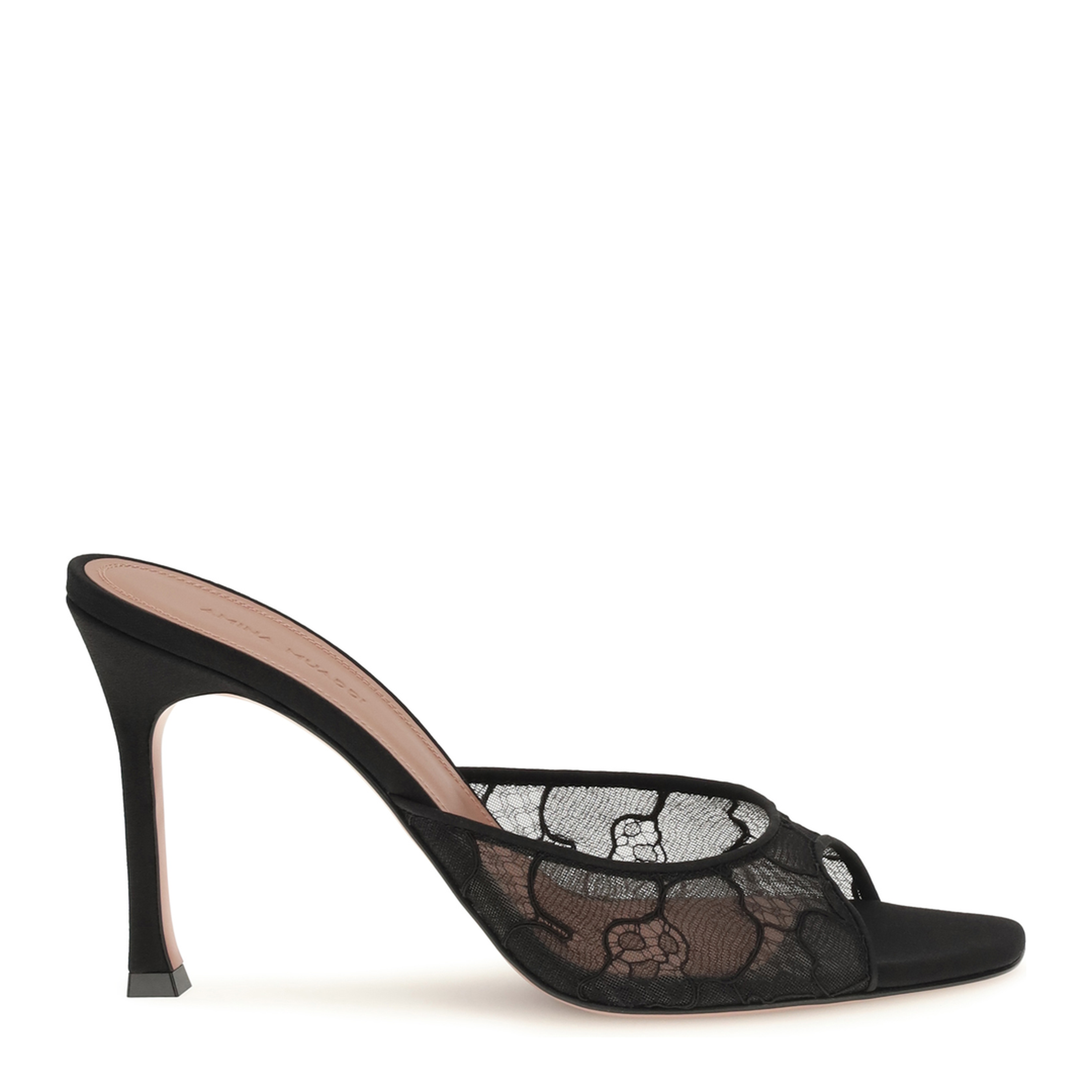 MAYFEYR - Amina Muaddi - Alexa Lace Sandals - 12S356877ALE