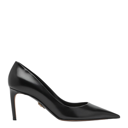 Black Calfskin Devotion Pumps