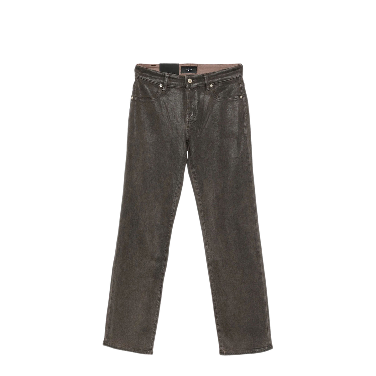 MAYFEYR - 7 For All Mankind - Calie Straight Leg Coated Finish Jeans - 7UC90H423TB