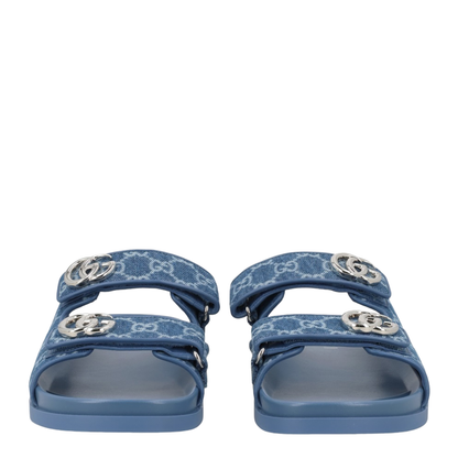 Double G Flat Sandals