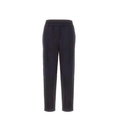 Midnight Blue Viscose Blend Pant