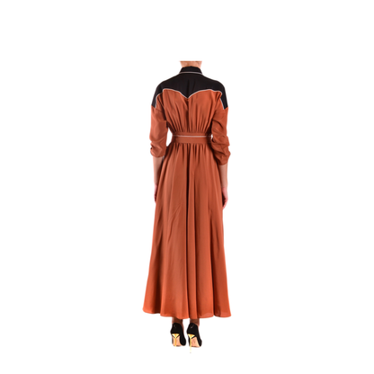 MAYFEYR - L.A L.A TEX - Dress Rust - 08222284450ITA