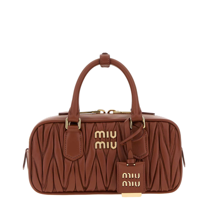 MAYFEYR - Miu Miu - Arcadie Bag In Matelassé Leather - 5BB142VOONAN88F0033