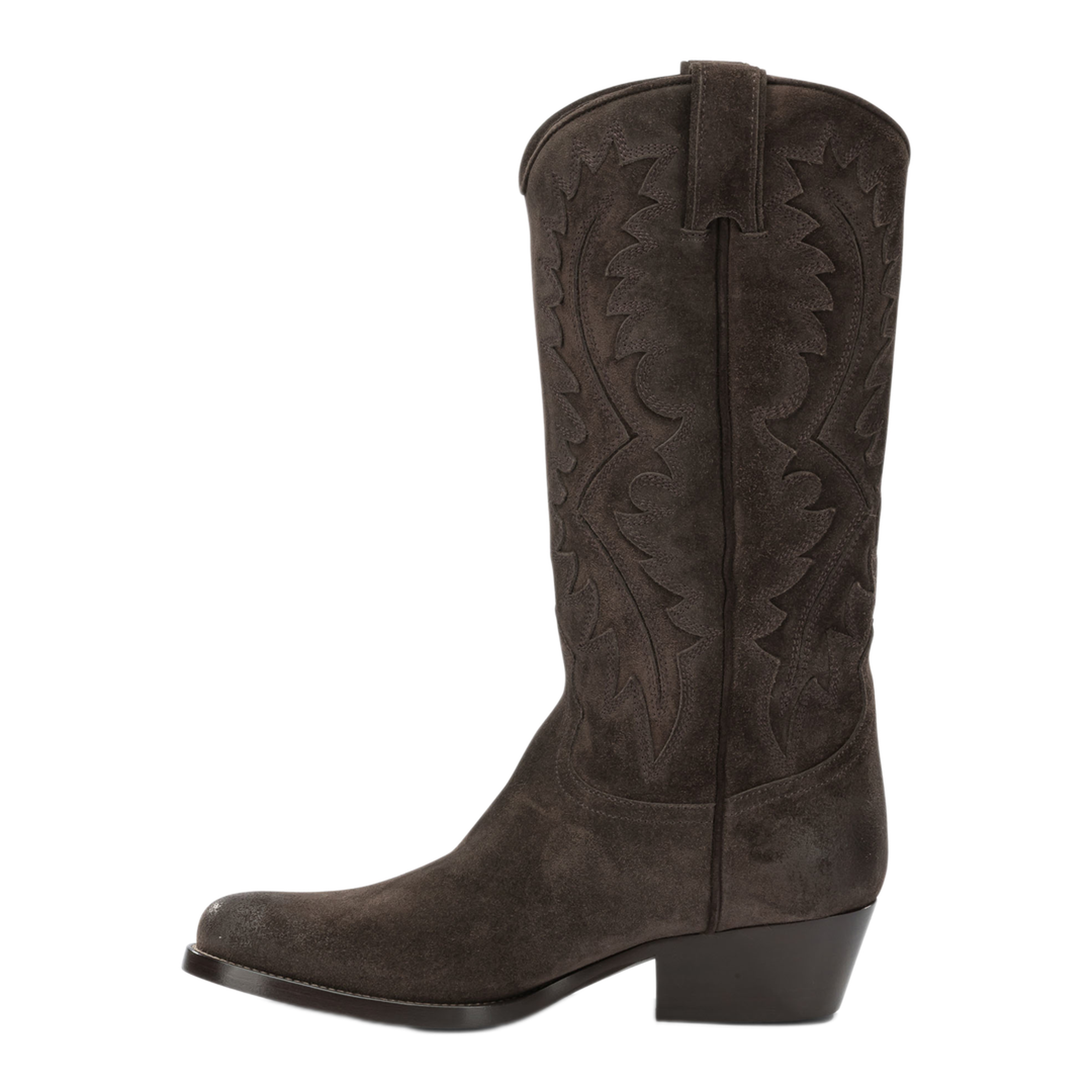 MAYFEYR - Sartore - Leather Cowboy Boots - SR4211VELOURPEPE571