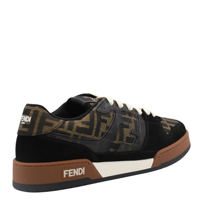 Match Sneaker in Black/Tabacco FF Jacquard