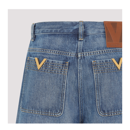 MAYFEYR - Valentino - Denim Shorts - 8B3DD28S9Y8558