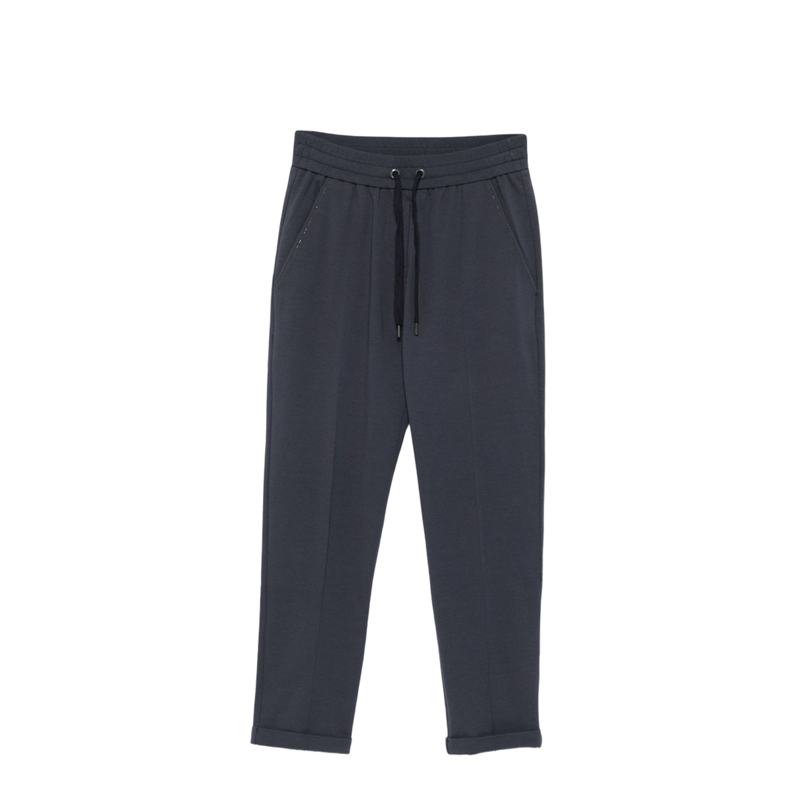 Navy Blue Drawstring Trousers