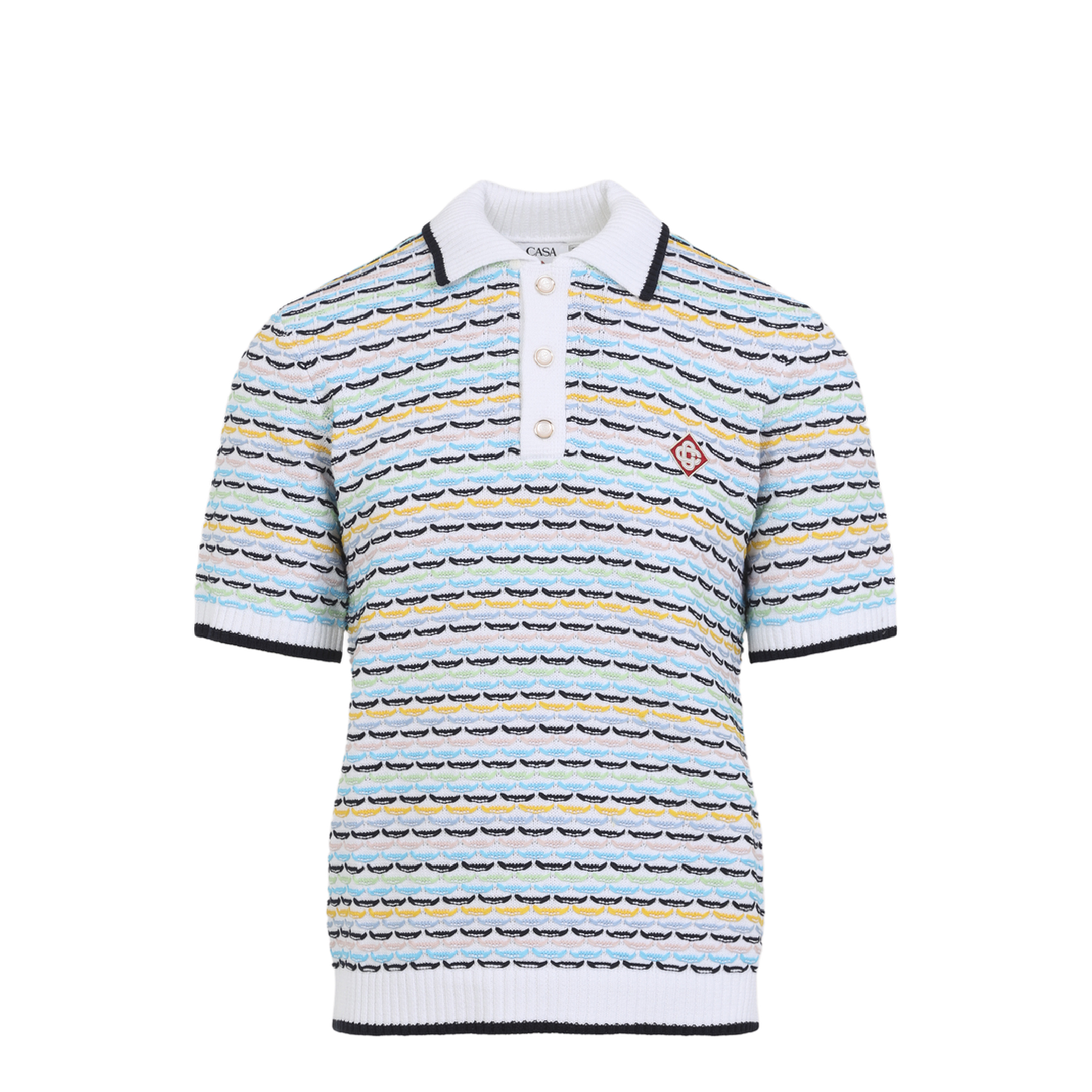 MAYFEYR - Casablanca - Knitted Polo - MPF26KW126001