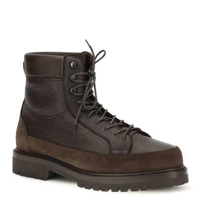 MAYFEYR - Brunello Cucinelli - Explorer Deer Leather And Suede Booties - MZUNSMQ677COL80