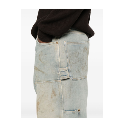 Destroyed Denim Cotton Jeans
