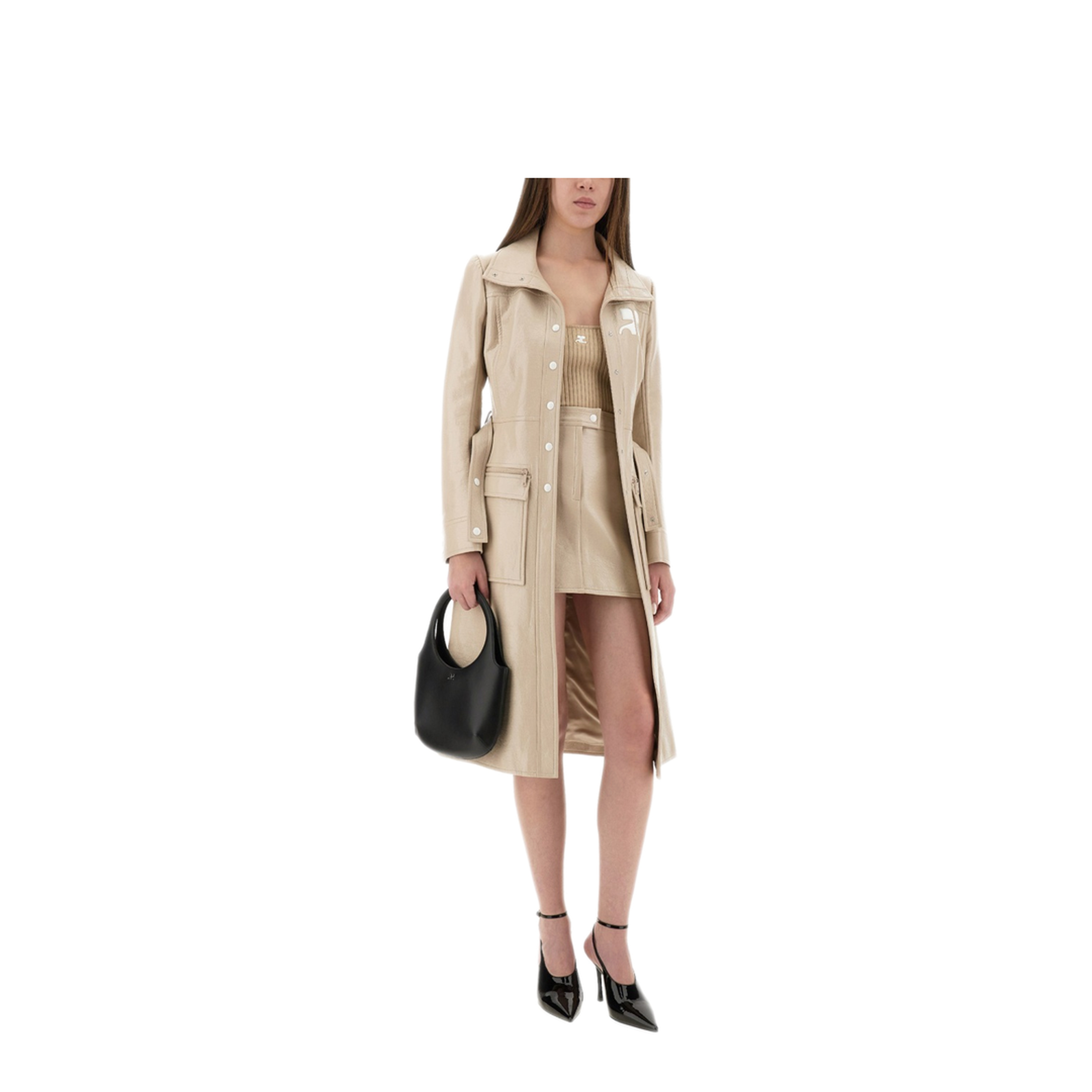 MAYFEYR - Courreges - Vinyl Mini Skirt Reedition - PERCJU001VY00149100