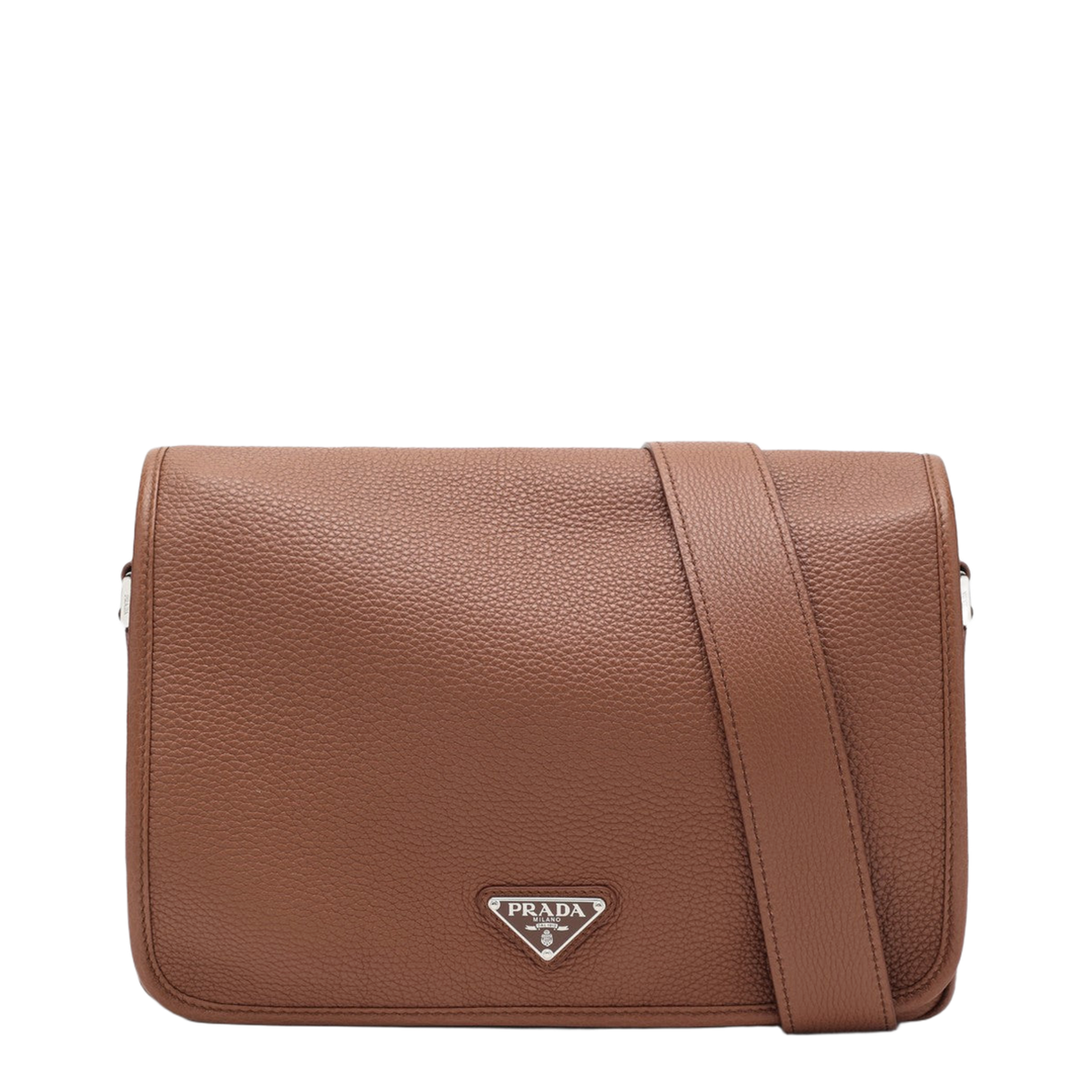 Calfskin Shoulder Bag - Cognac