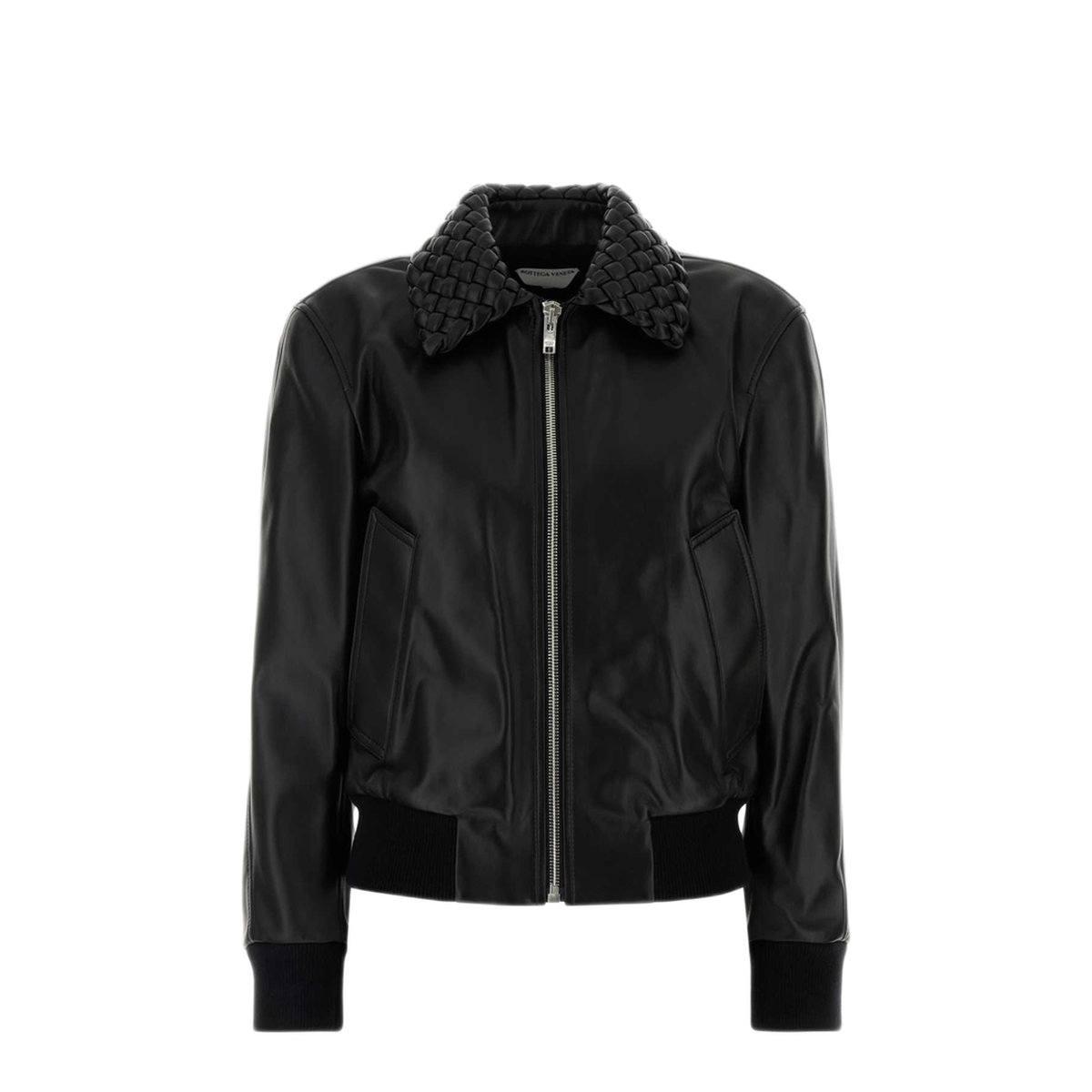 MAYFEYR - Bottega Veneta - Black Leather Blouson - A00A16V70W01010