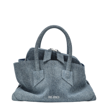 MAYFEYR - The Attico - La Passeggiata Mini Bag In Washed Denim - 261WAH00063DDD116AA045