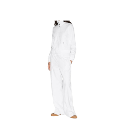 GG Jacquard Zip Jacket in White