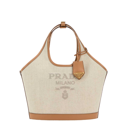 Sand Canvas Handbag