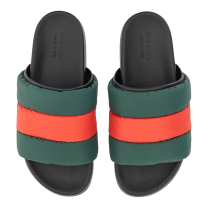 Slider Sandal with Web Ribbon