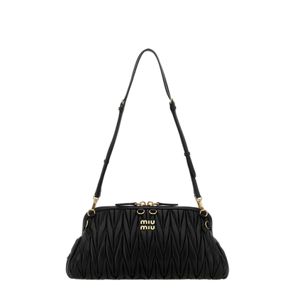 Black Leather Shoulder Bag