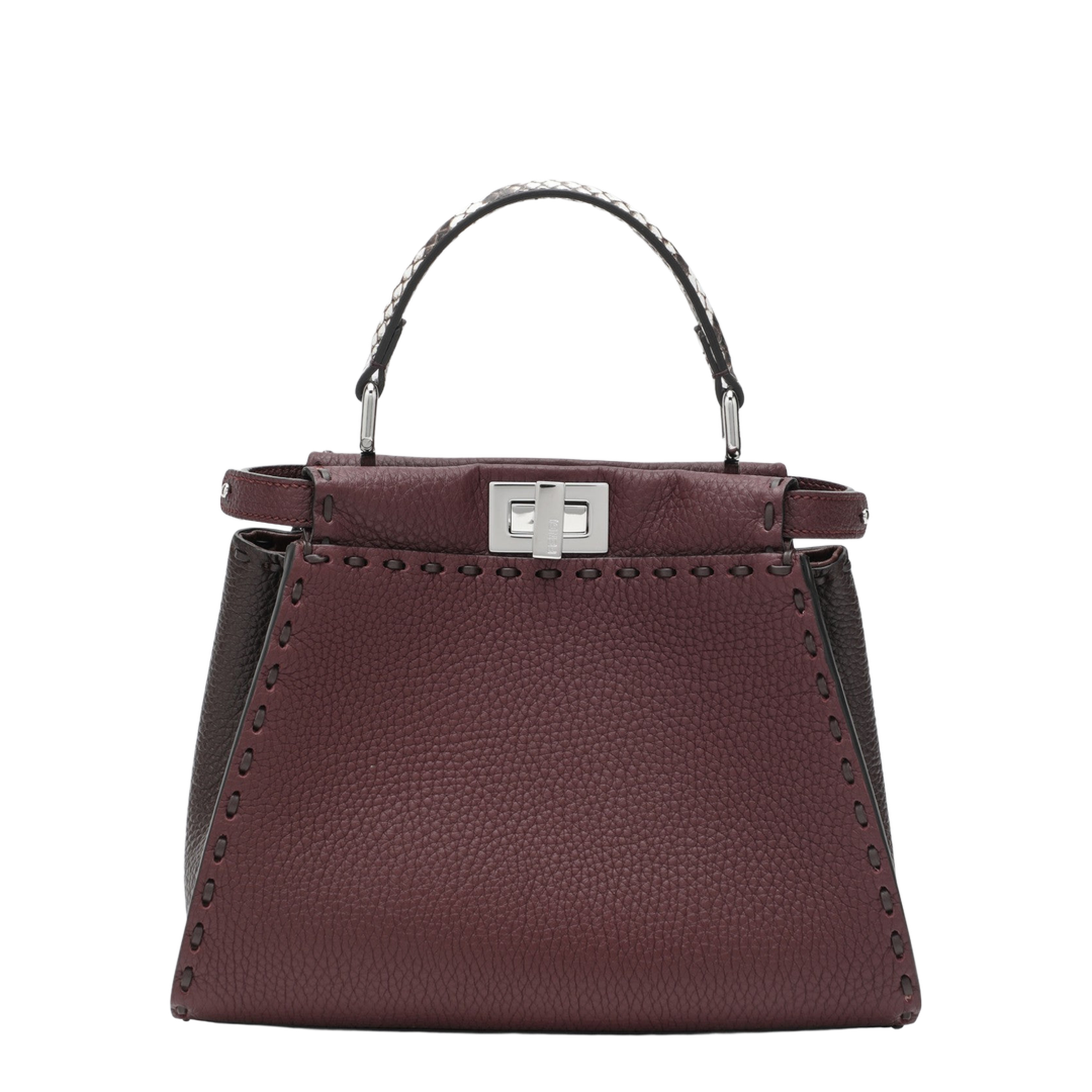 Peekaboo Mini Cuoio Romano Leather Multicolor