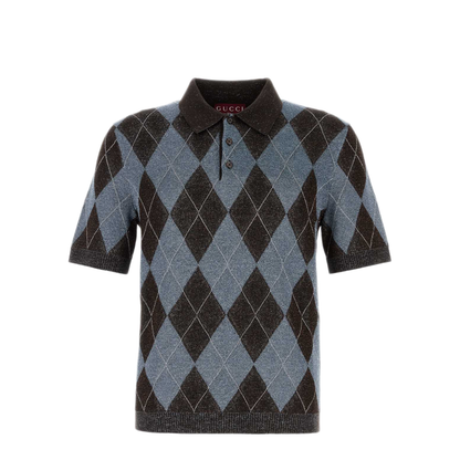 MAYFEYR - Gucci - Embroidered Wool Blend Polo Shirt - 811390XKEJF4270
