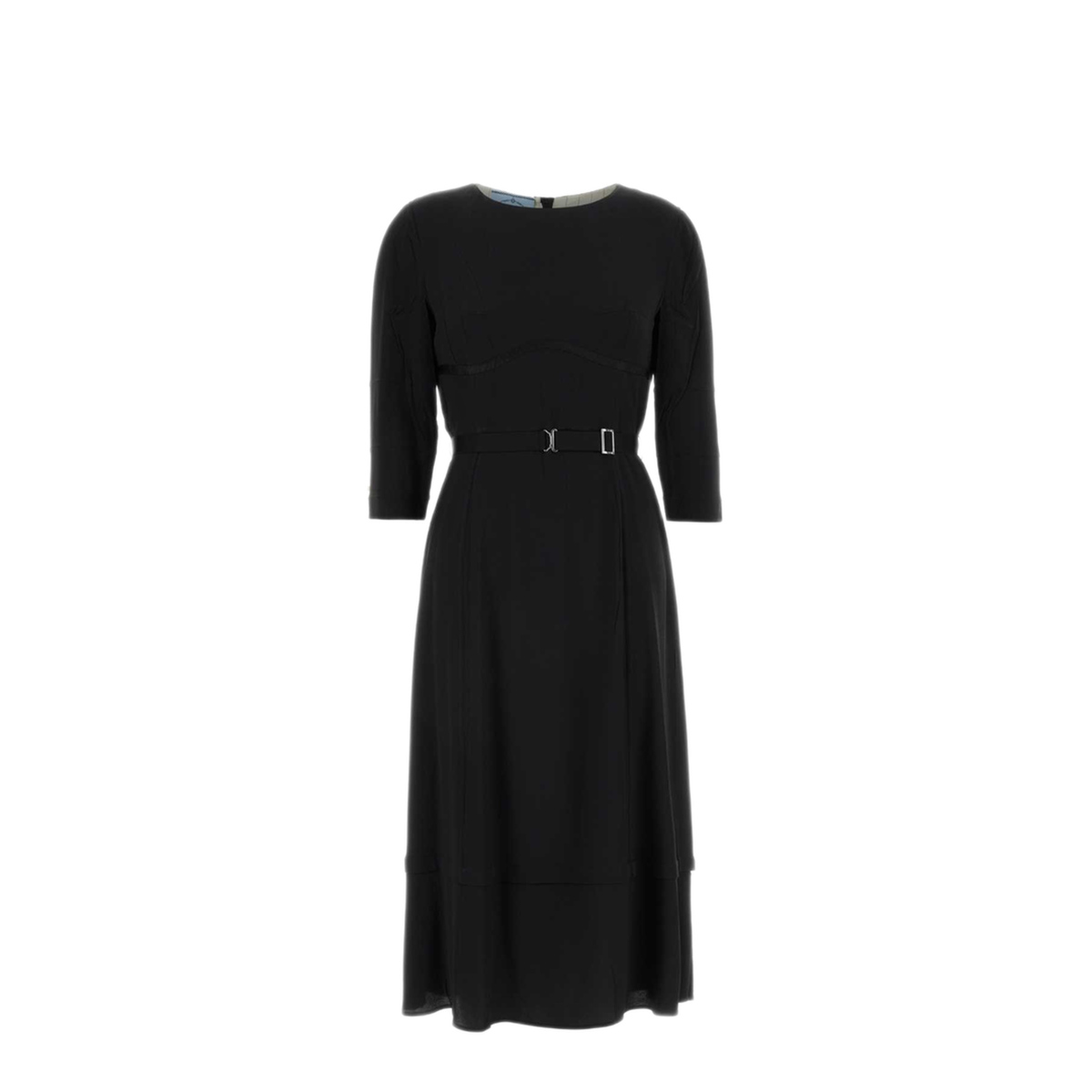 Wool And Silk Midi Dress