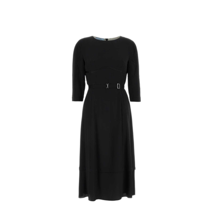 Wool And Silk Midi Dress