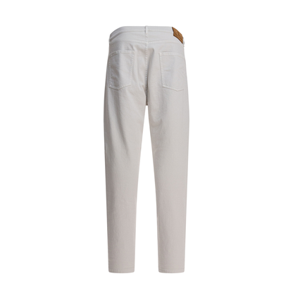 White Cotton Pants
