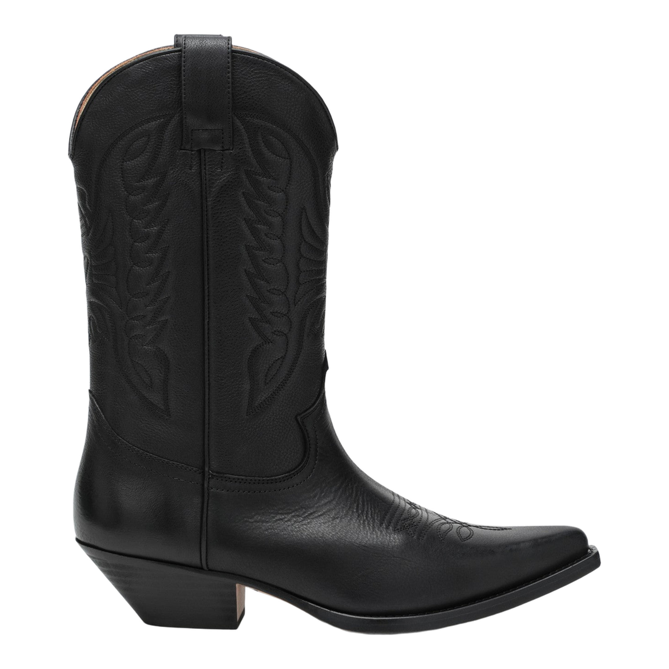 Black Florence Cowboy Boots