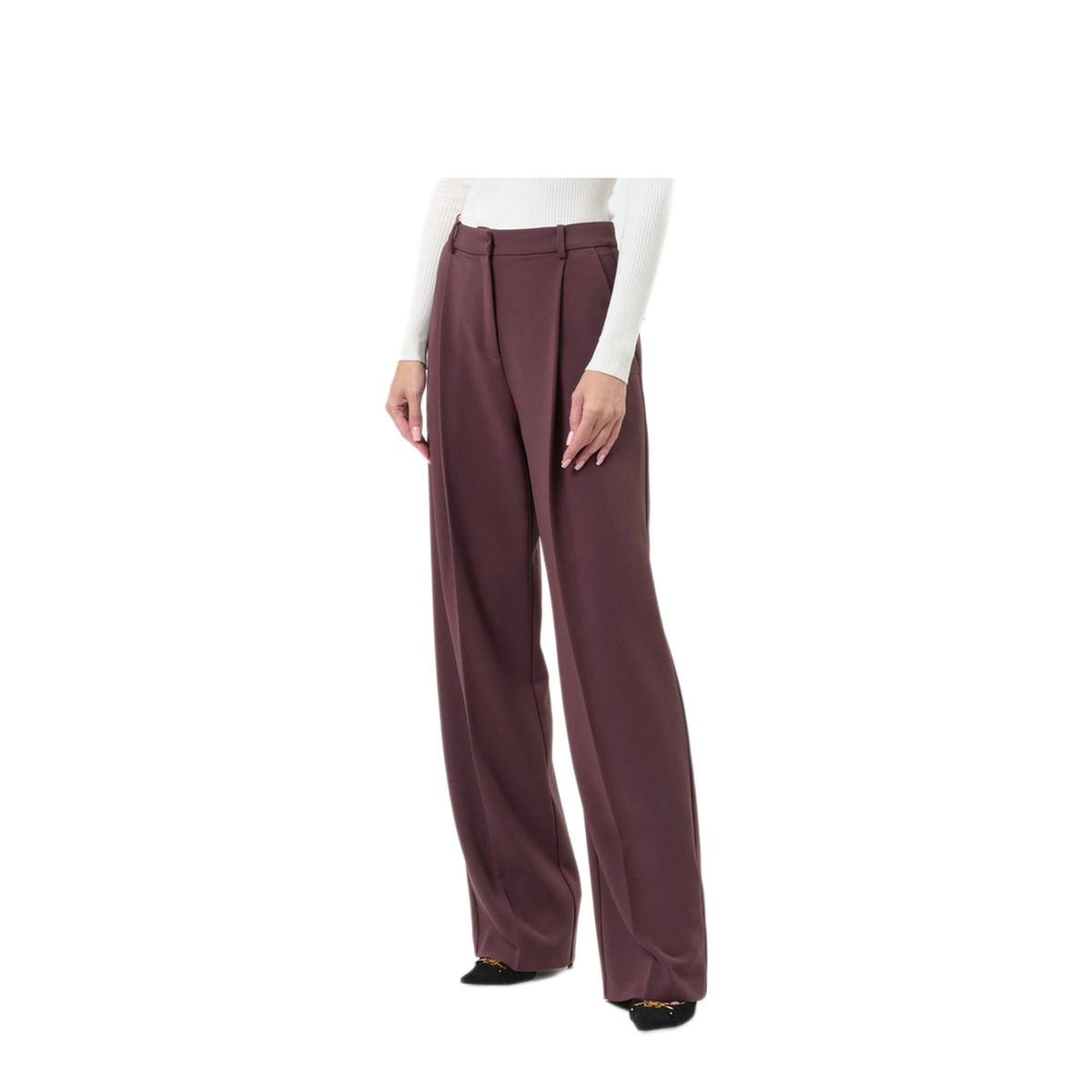 MAYFEYR - Elisabetta Franchi - Trousers - PA12556E2V360