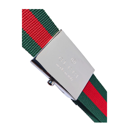 MAYFEYR - Gucci - Web Belt With Rectangular Buckle - 874734HAAPT8475
