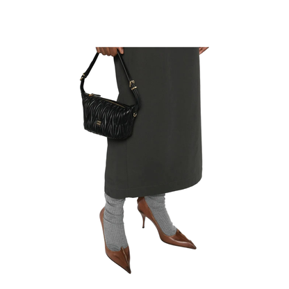 Matelassé Nappa Leather Pouch