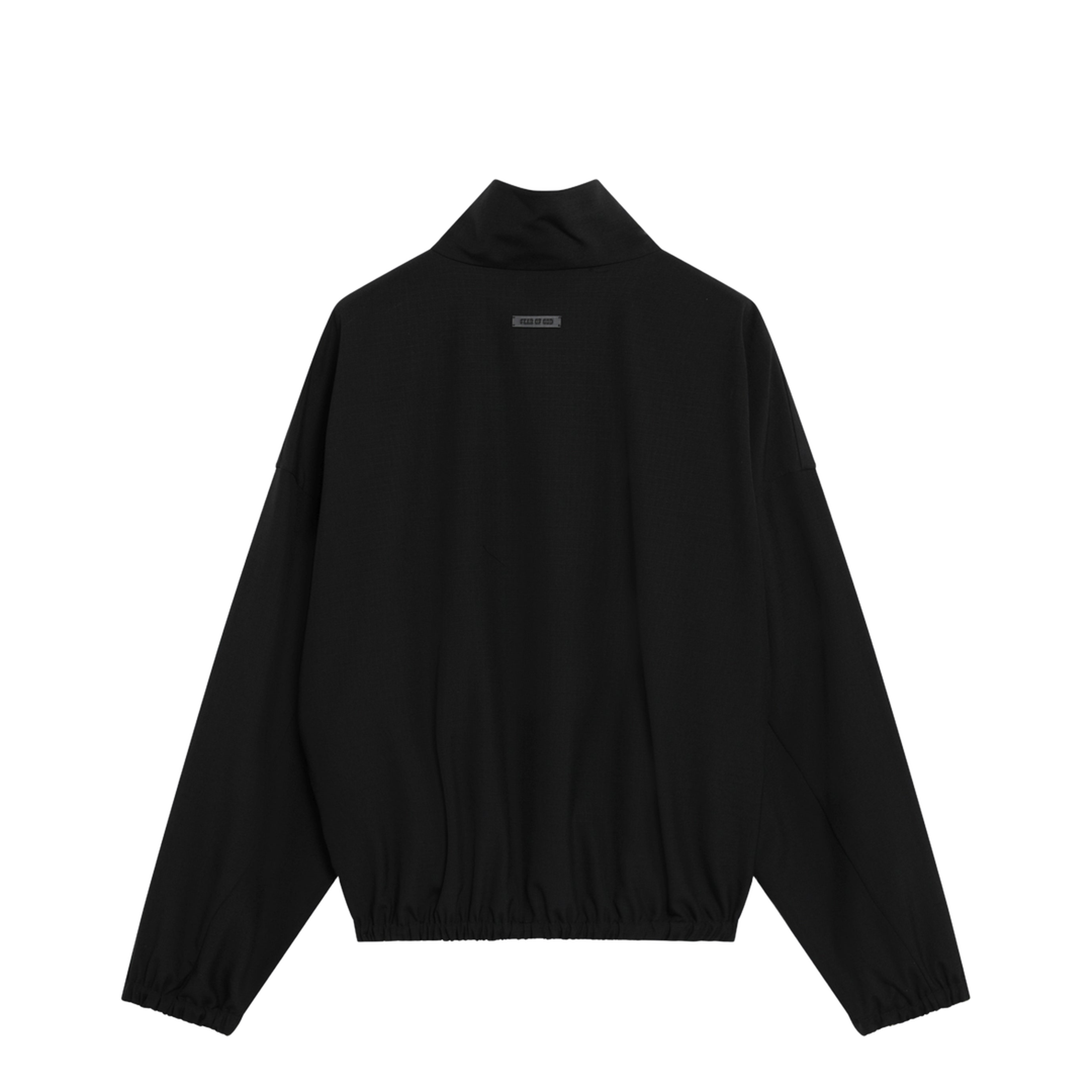 MAYFEYR - Fear Of God - Black Ripstop Wool Jacket With Black Half Zip - FG9M64-655TWR001