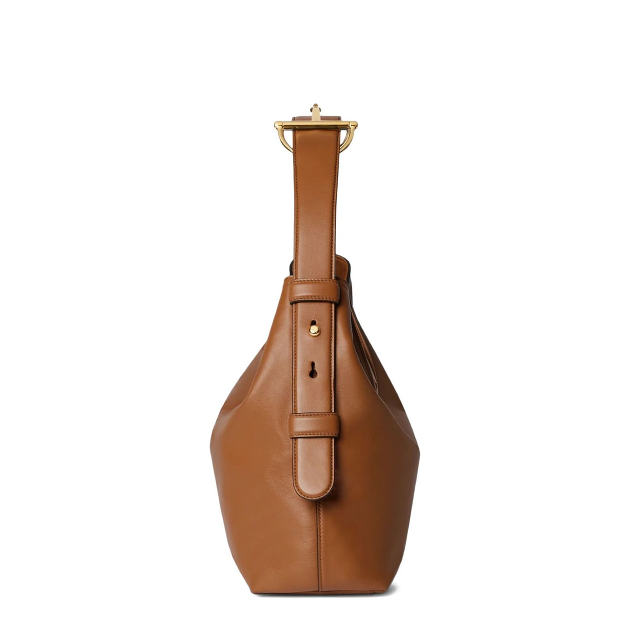 Beatrix Medium Leather Shoulder Bag - Brown