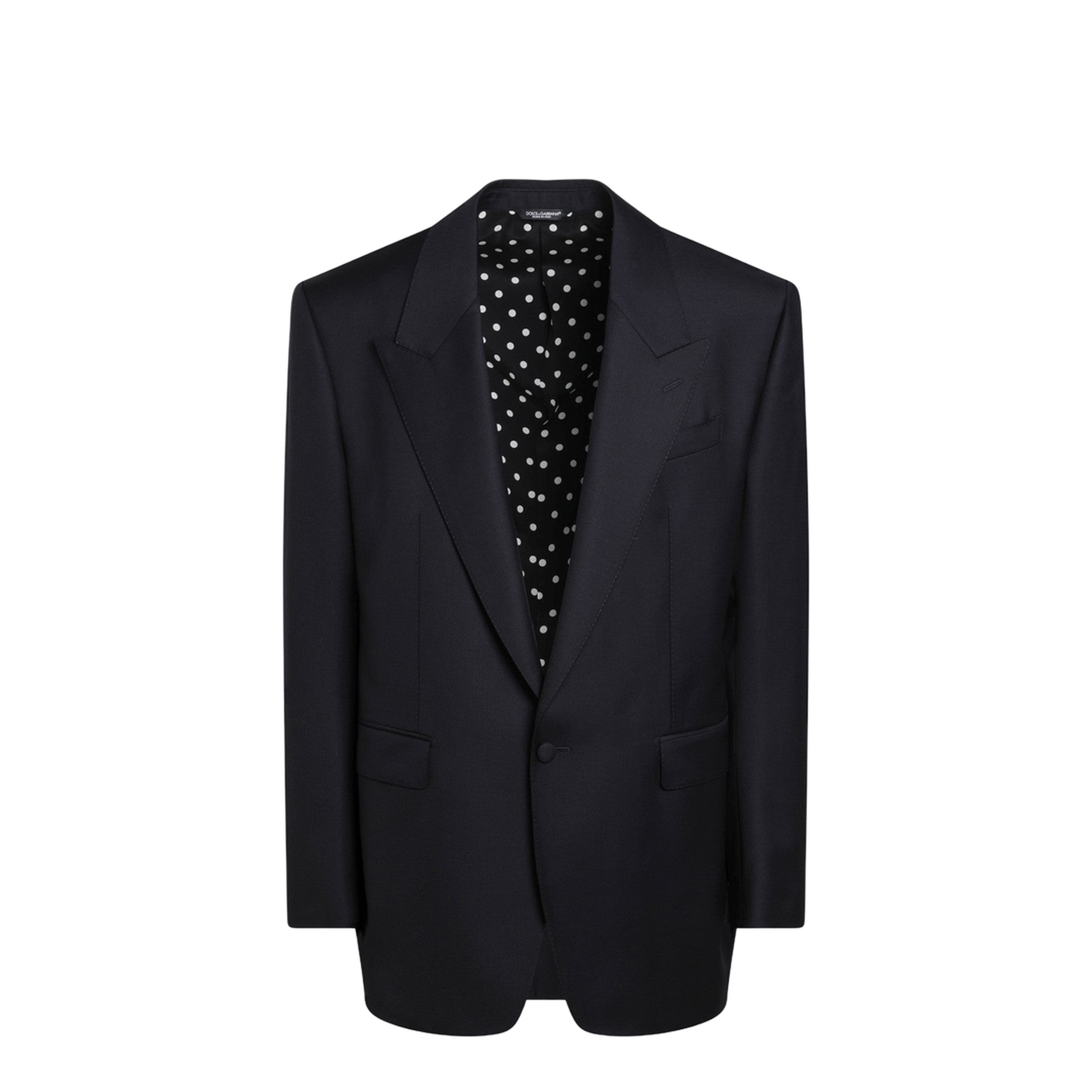 MAYFEYR - Dolce & Gabbana - Dark Navy Wool Single-Breasted Jacket - G2VN6TGK048B0665