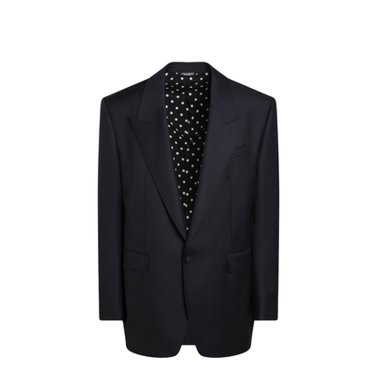 MAYFEYR - Dolce & Gabbana - Dark Navy Wool Single-Breasted Jacket - G2VN6TGK048B0665