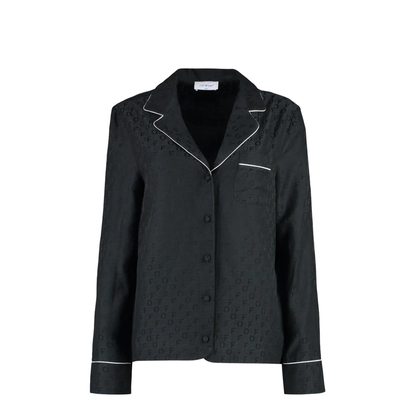 Silk Blend Pajama Shirt