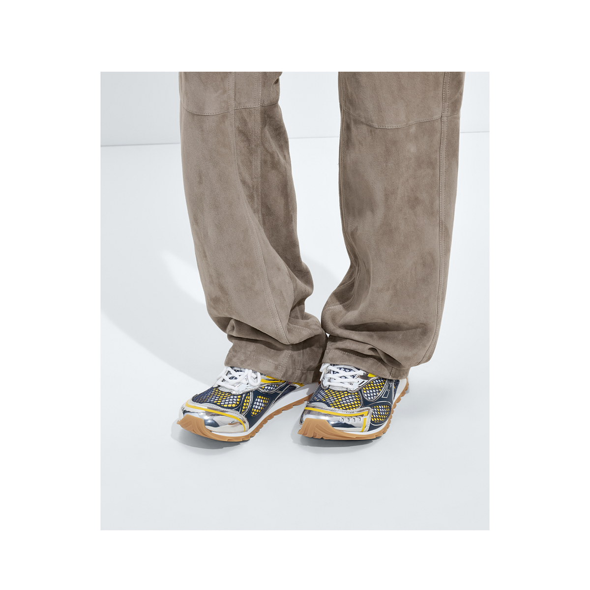 Taxi Denim Silver Orbit Sneakers