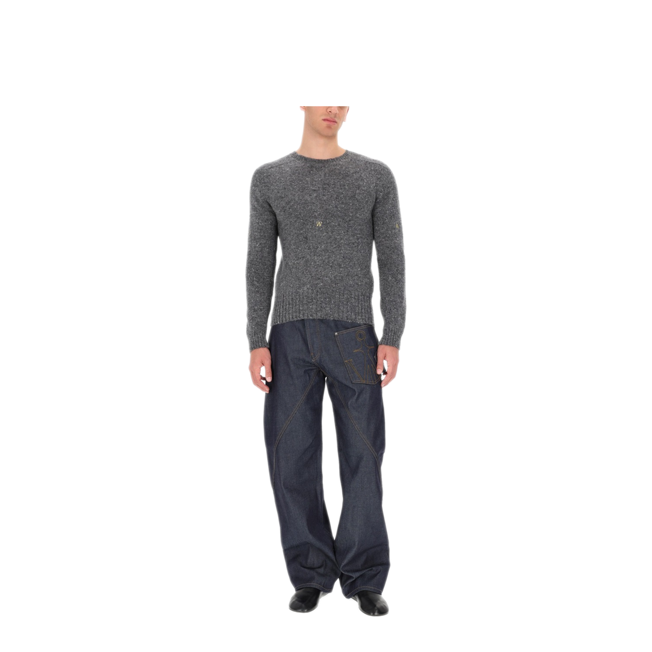 MAYFEYR - JW ANDERSON - Jersey With Embroidery - KW1525YN0458972