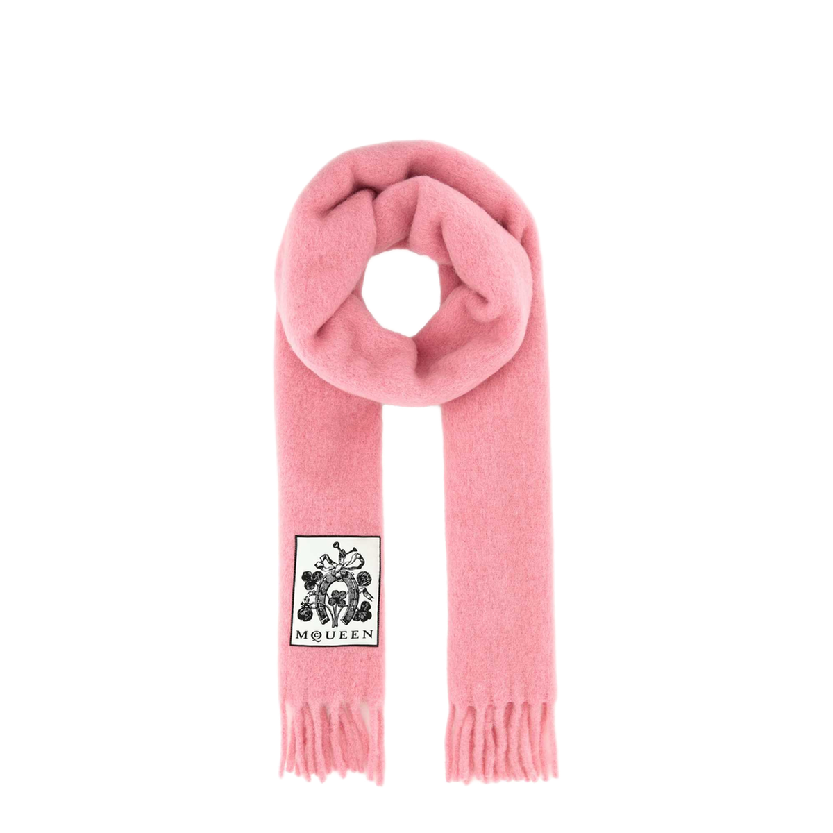MAYFEYR - Alexander Mcqueen - Solid Cosy Alpaca Scarf - 8357073E78Q5900
